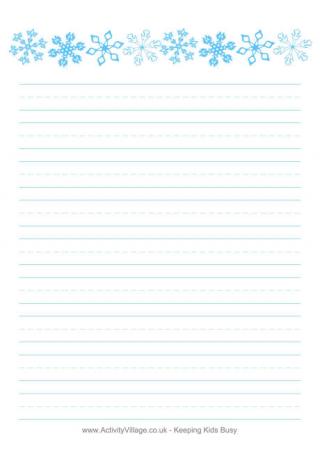 Primary Handwriting Paper - All Kids Network