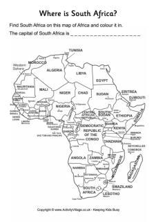 South Africa - Facts and Activities for Kids
