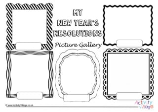 New Year Picture Gallery Printables