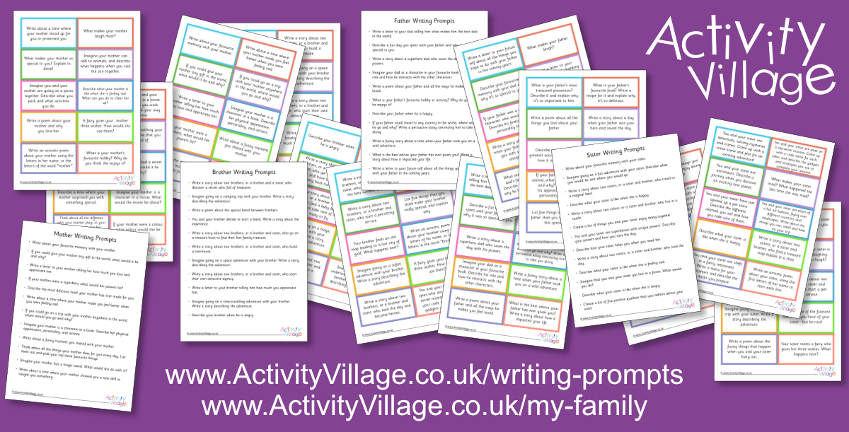 120 New Family Writing Prompts 120 New Family Writing Prompts