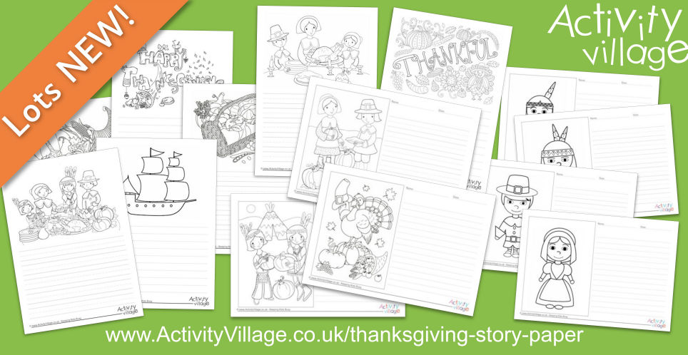 14 New Thanksgiving Story Paper Designs for All Ages