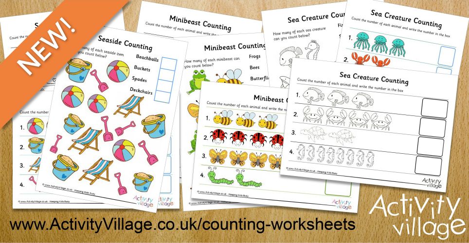 123 - Get the Kids Counting with These New Counting Worksheets 123 - Get the Kids Counting with These New Counting Worksheets