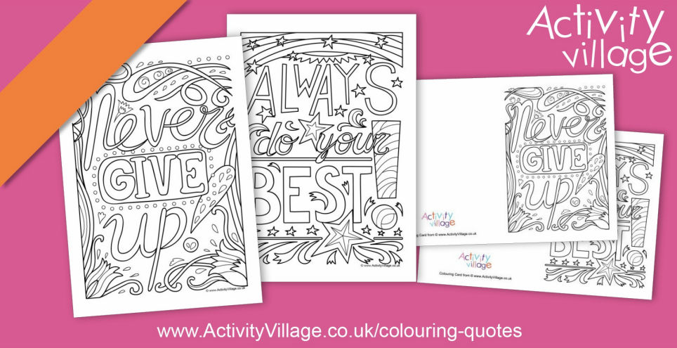 2 New Colouring Quote Designs to Enjoy 2 New Colouring Quote Designs to Enjoy