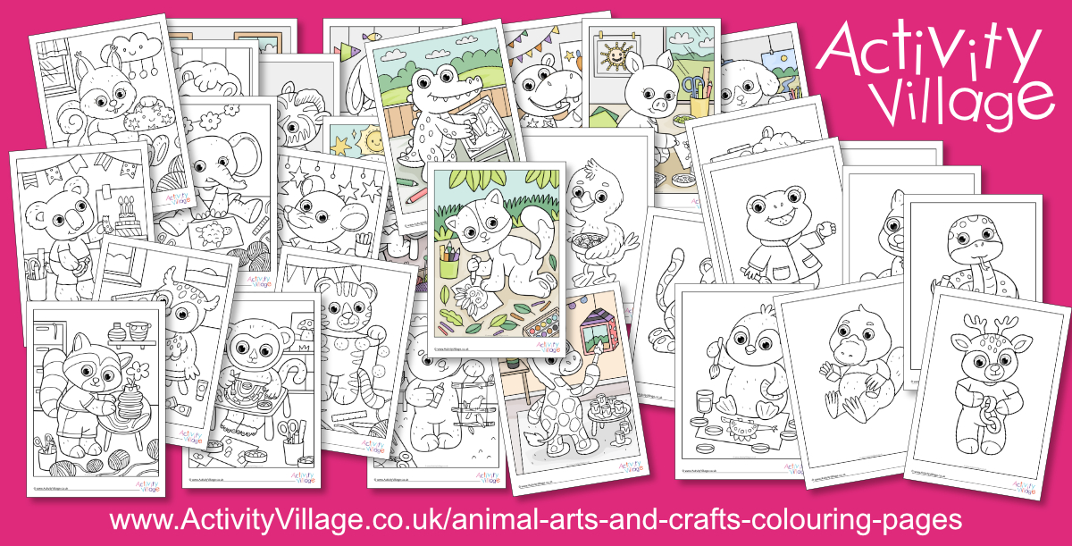 30 New Animal Arts and Crafts Colouring Pages 30 New Animal Arts and Crafts Colouring Pages