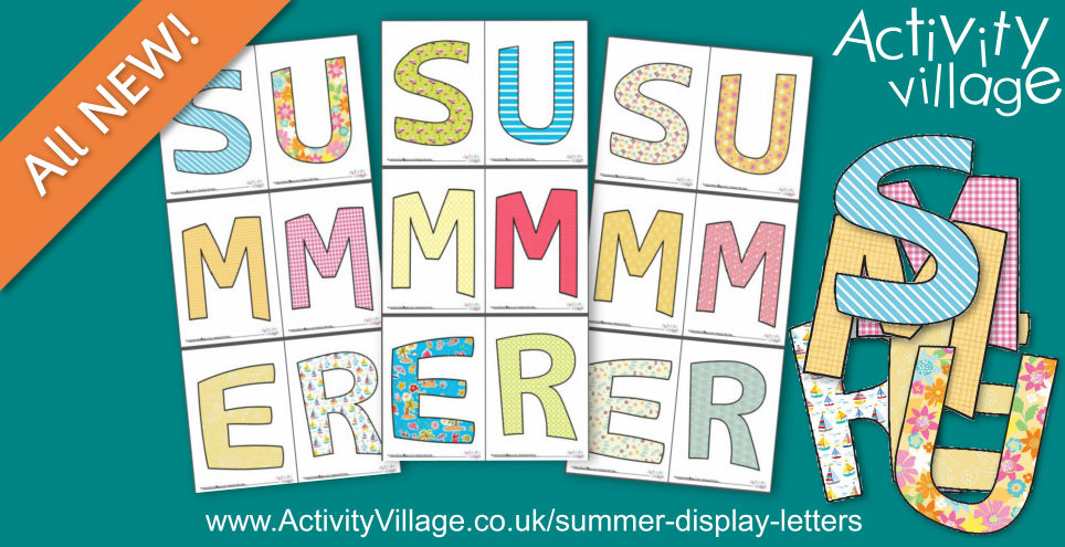 3 New Sets of Summer Display Letters to Choose From 3 New Sets of Summer Display Letters to Choose From