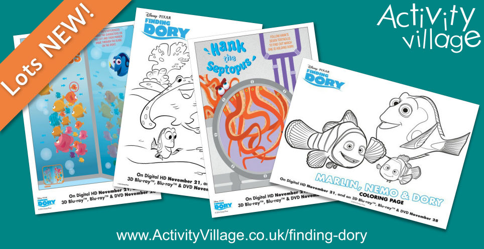 4 New Activities for Finding Dory Fans