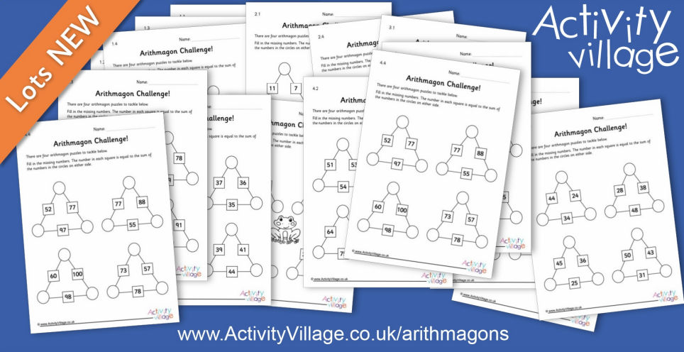 64 New Arithmagon Puzzles to Challenge the Kids! 64 New Arithmagon Puzzles to Challenge the Kids!
