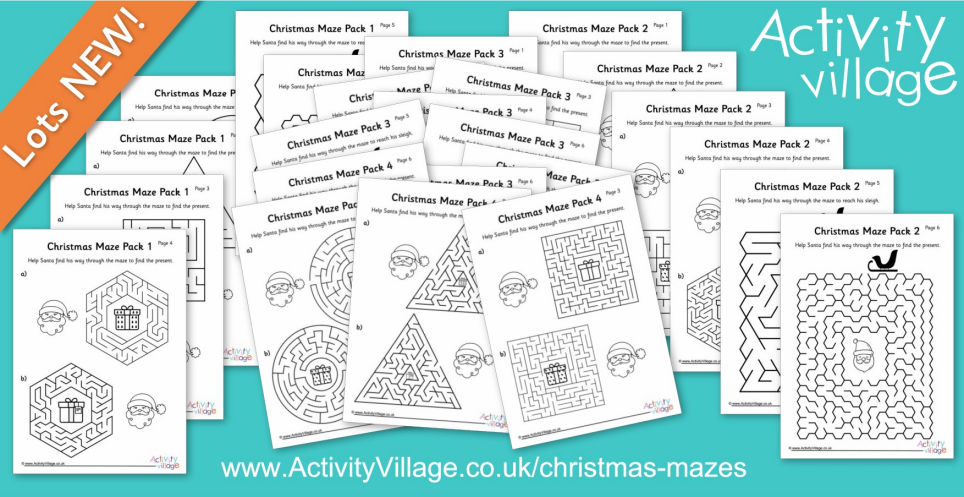 A Bumper Collection of New Christmas Mazes A Bumper Collection of New Christmas Mazes