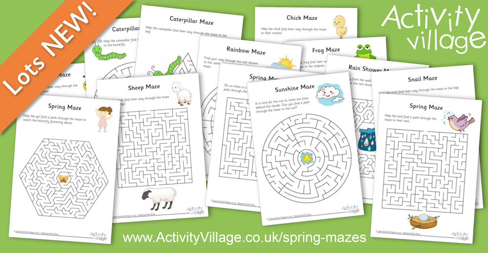 A Bumper Collection of New Spring Mazes