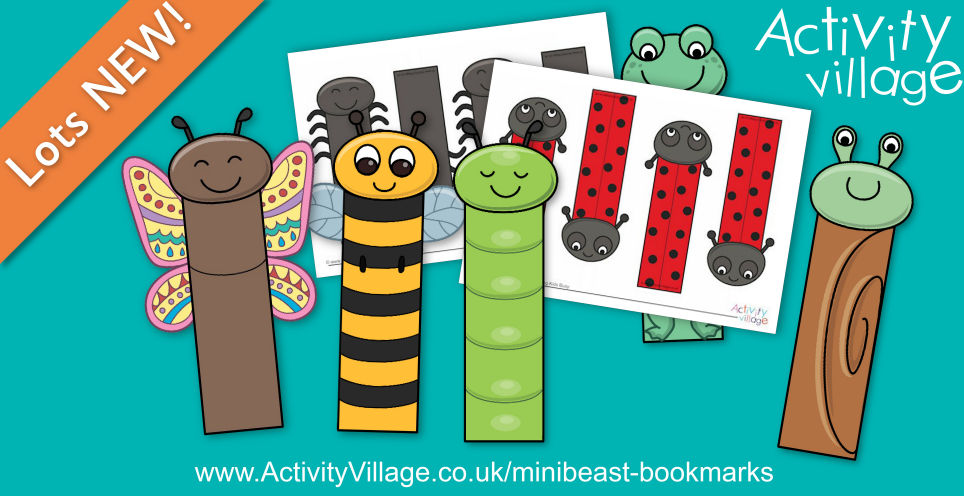 A Gorgeous New Collection of Minibeast Bookmarks A Gorgeous New Collection of Minibeast Bookmarks