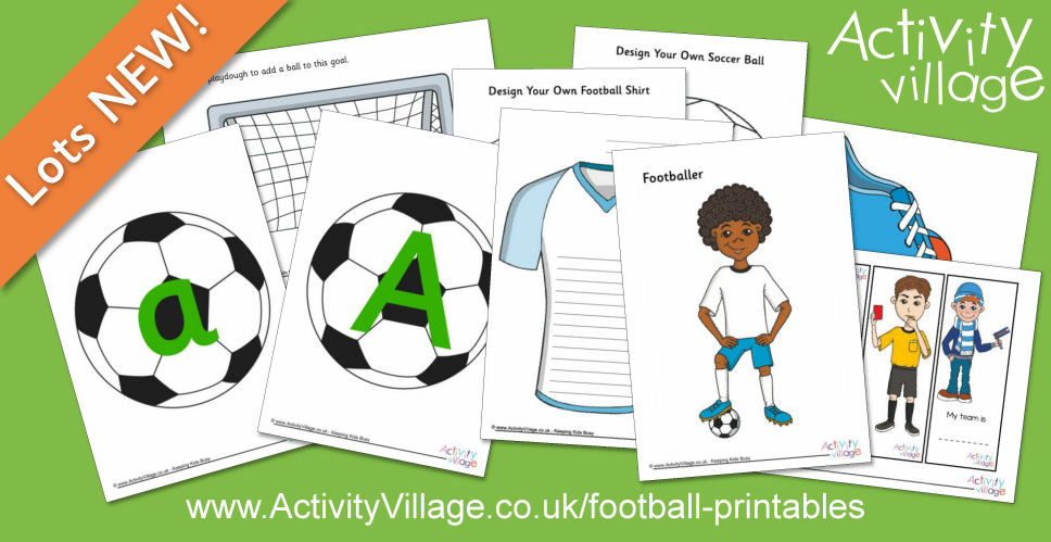 A New Collection of Football Printables A New Collection of Football Printables