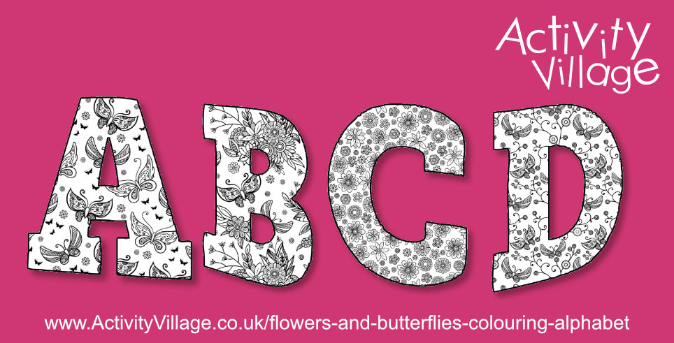 A New Colouring Alphabet... A New Colouring Alphabet...