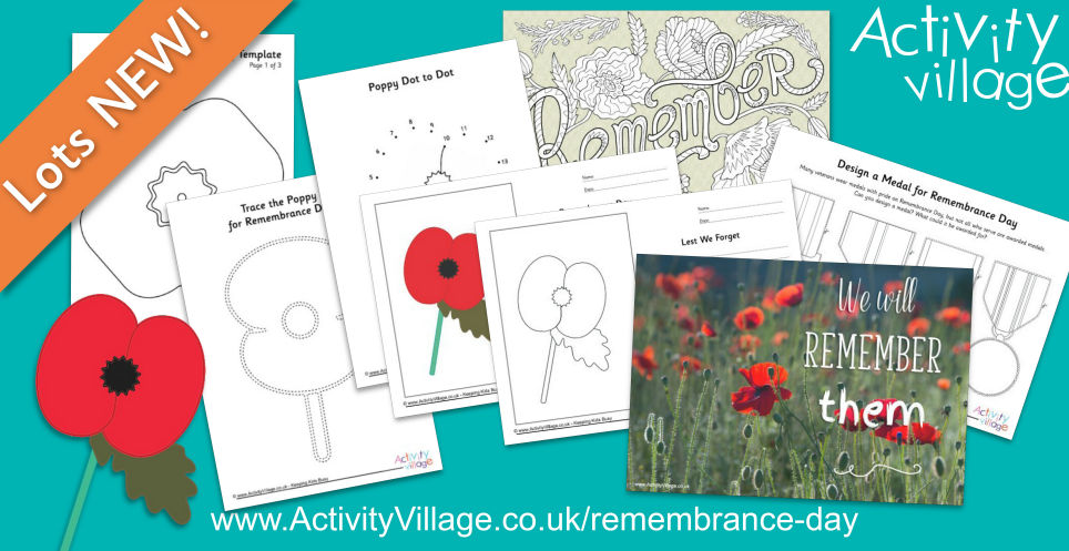 A New Selection of Activities for Remembrance Day
