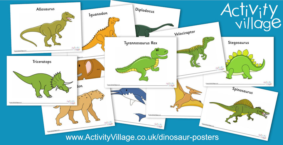 A New Set of Dinosaur Posters A New Set of Dinosaur Posters