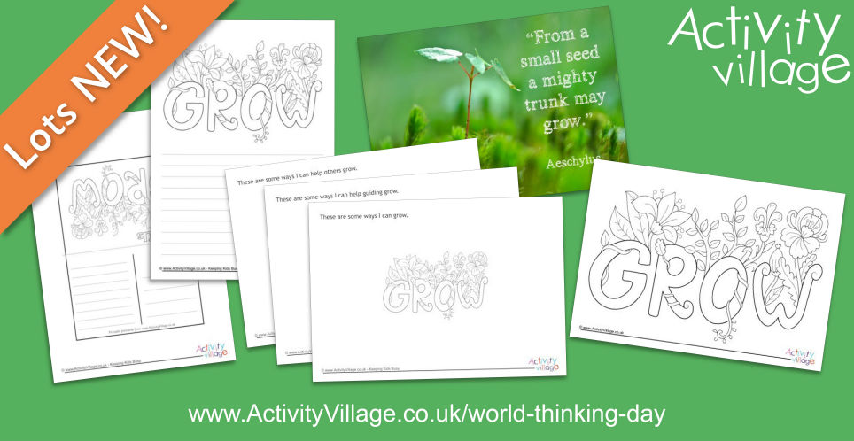 Activities for World Thinking Day 2017 - Grow Theme Activities for World Thinking Day 2017 - Grow Theme