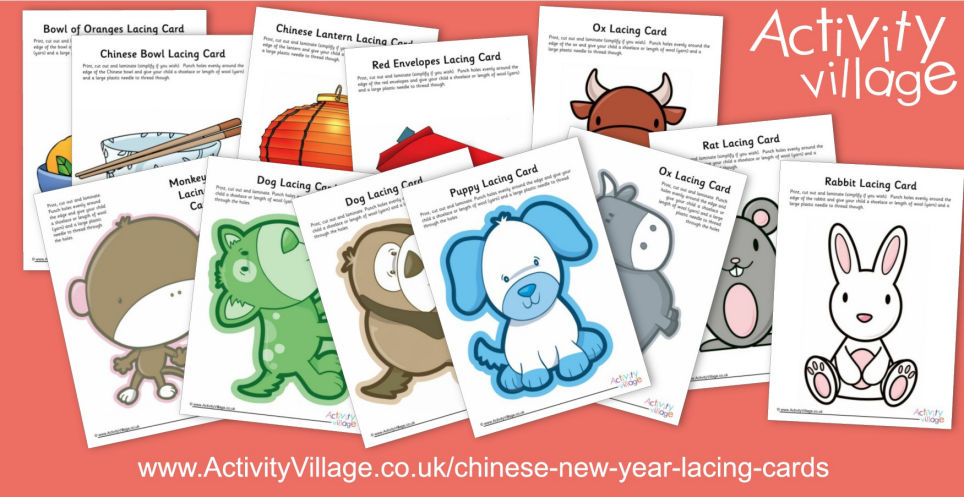 Adding To Our Chinese New Year Lacing Cards Collection
