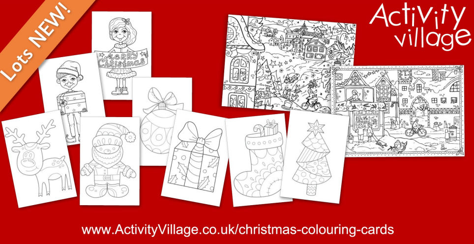 Adding to our Collection of Christmas Colouring Cards Adding to our Collection of Christmas Colouring Cards