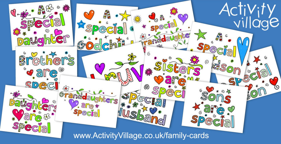 Adding to our Collection of Family Cards Adding to our Collection of Family Cards