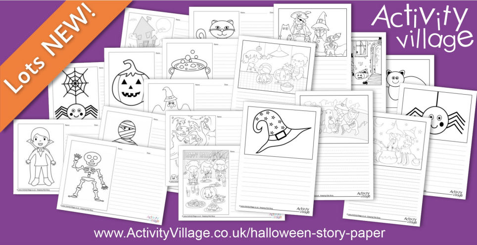 Adding to our Collection of Halloween Story Paper