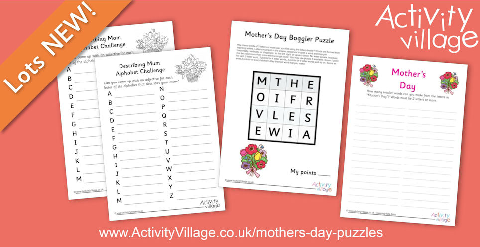 Adding to Our Collection of Mother's Day Puzzles Adding to Our Collection of Mother's Day Puzzles