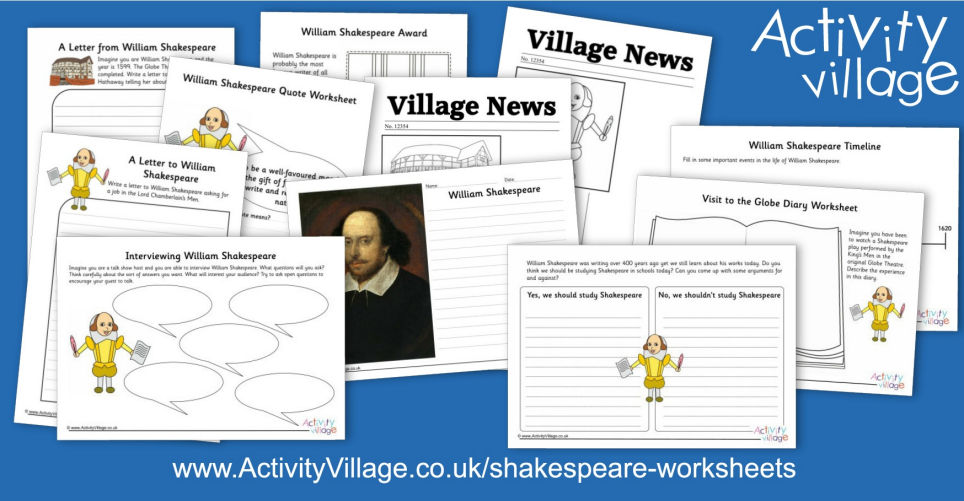 Adding to our Collection of Shakespeare Worksheets Adding to our Collection of Shakespeare Worksheets