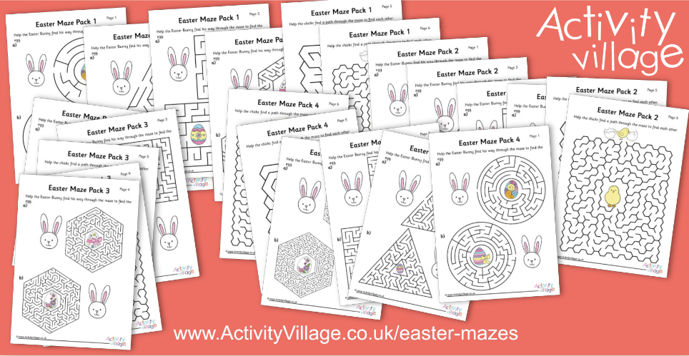 Adding To Our Easter Mazes with 24 New! Adding To Our Easter Mazes with 24 New!