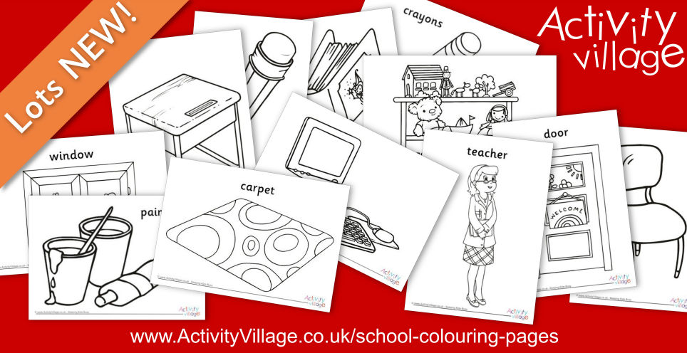 Adding to our School Colouring Pages... Adding to our School Colouring Pages...