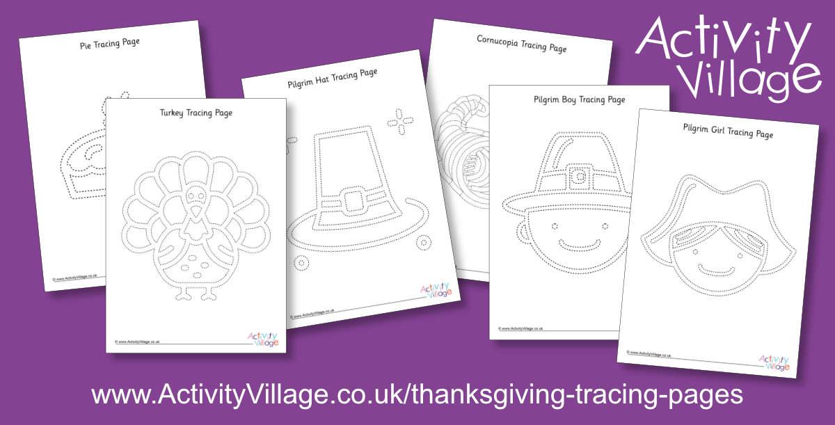 Adding to our Thanksgiving Tracing Pages Adding to our Thanksgiving Tracing Pages