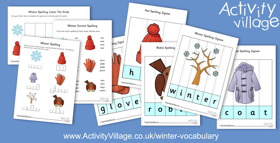 Adding to our Winter Vocabulary Resources