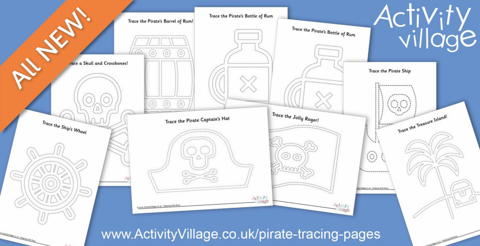 All New Pirate Tracing Pages