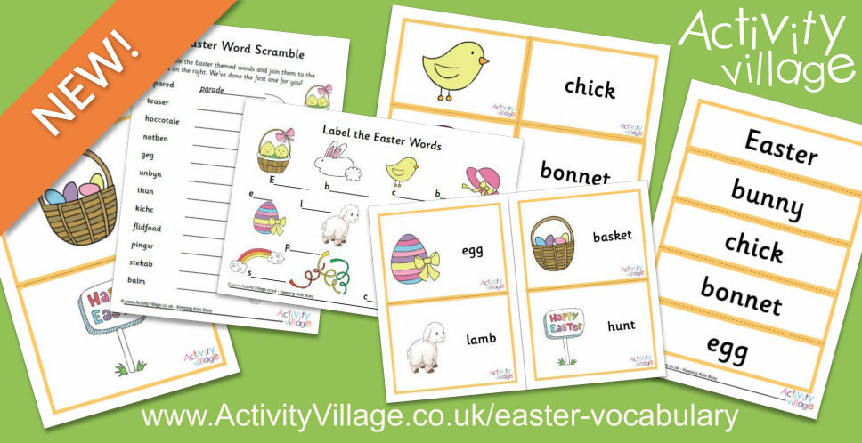 All Sorts of Easter Vocabulary Printables...