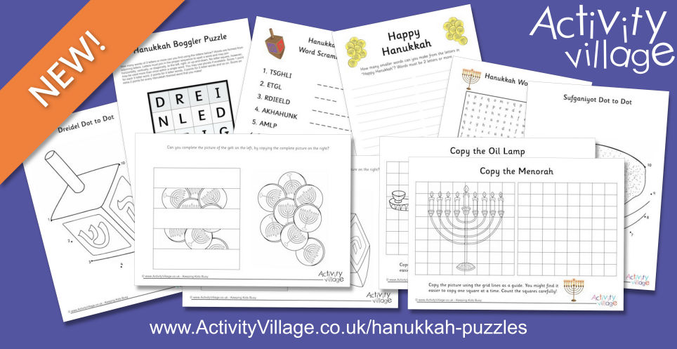 All Sorts of New Hanukkah Puzzles All Sorts of New Hanukkah Puzzles