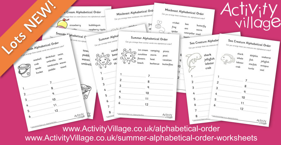 Alphabetical Order is Fun with our Cheerful Worksheets! Alphabetical Order is Fun with our Cheerful Worksheets!