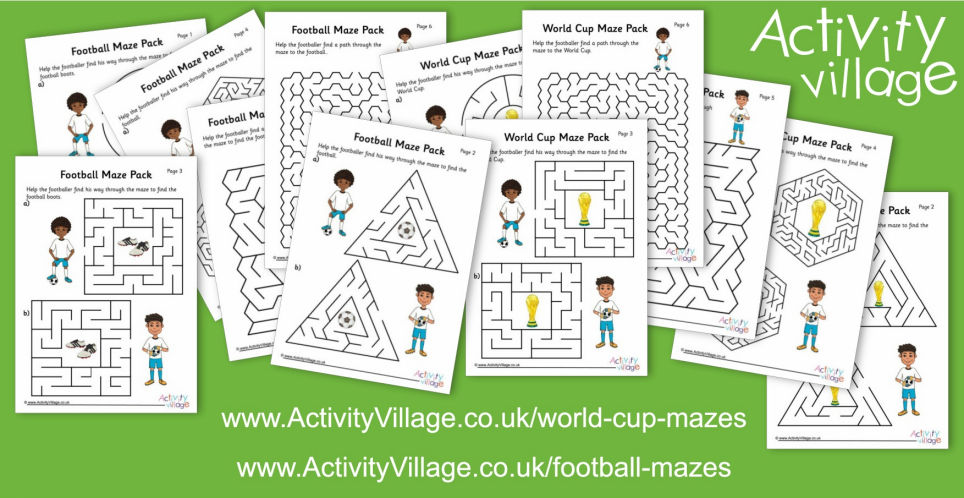 An Abundance of Football Mazes! An Abundance of Football Mazes!