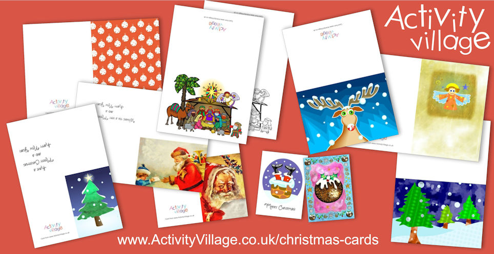 An Assortment of New Printable Christmas Cards
