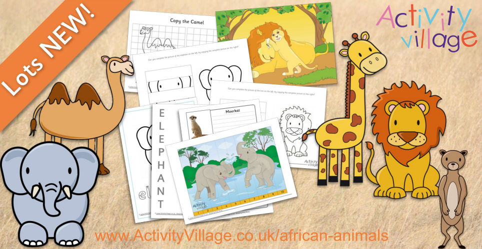 And a Huge New Collection of African Animal Activities! And a Huge New Collection of African Animal Activities!