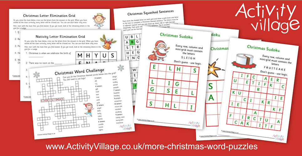 And Even More Christmas Word Puzzles!