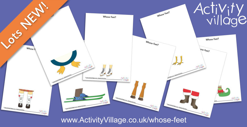 Here's Another Batch of Whose Feet Printables Here's Another Batch of Whose Feet Printables