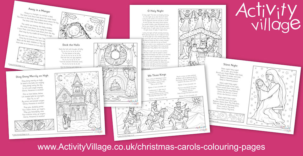 Beautiful New Christmas Carols Colouring Pages Beautiful New Christmas Carols Colouring Pages