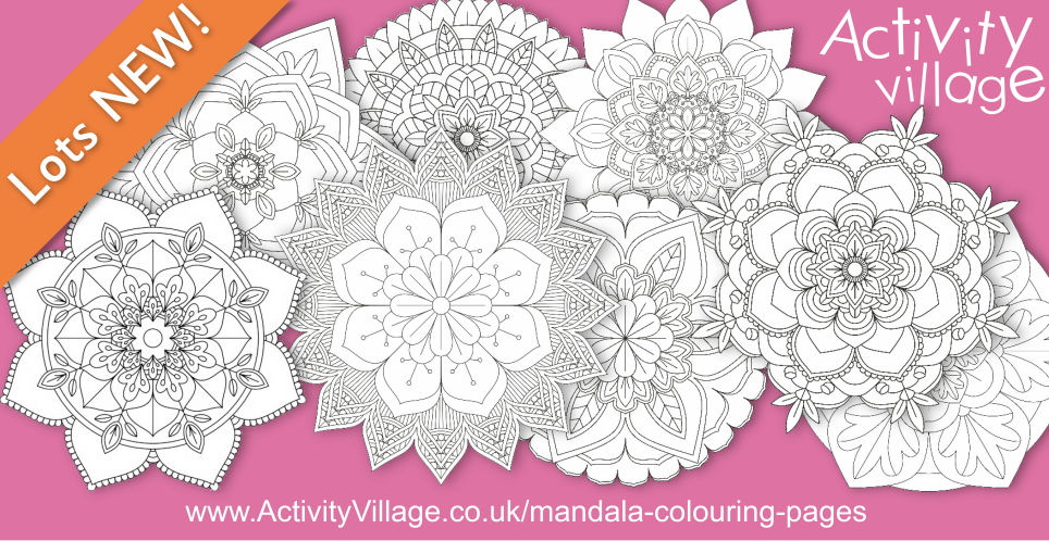Beautiful New Mandala Colouring Pages for Older Kids and Adults