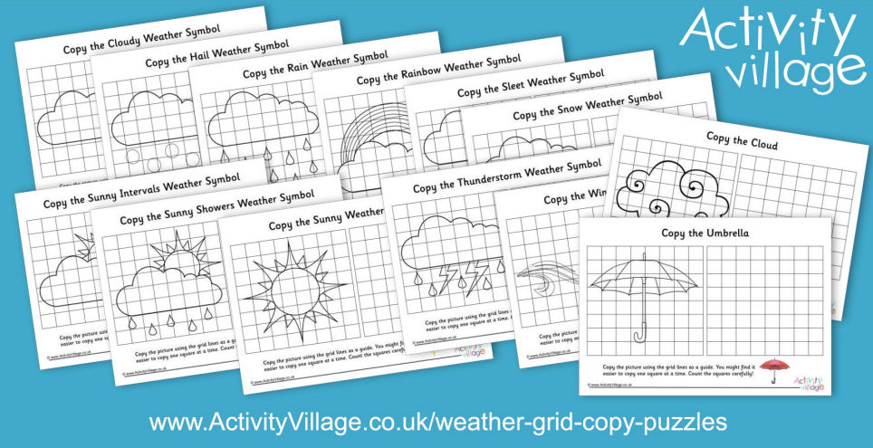 Beginning a Weather Puzzle Collection with these Weather Grid Copies Beginning a Weather Puzzle Collection with these Weather Grid Copies