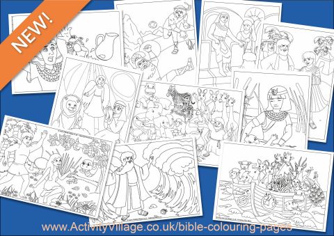 New Collection of Bible Colouring Pages