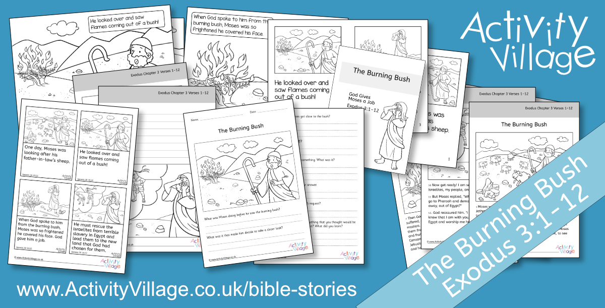 Bible Stories for Kids - The Burning Bush Bible Stories for Kids - The Burning Bush