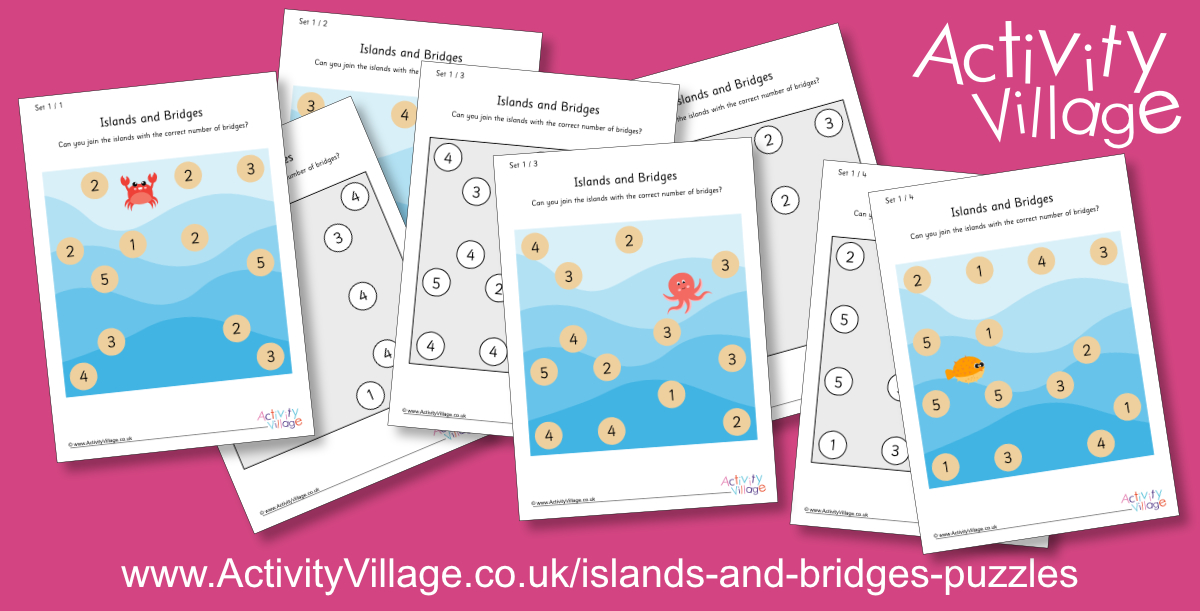 Brand New Islands and Bridges Puzzles Brand New Islands and Bridges Puzzles