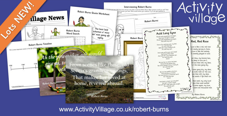 Celebrate Scotland's National Poet - and Burns Night Celebrate Scotland's National Poet - and Burns Night