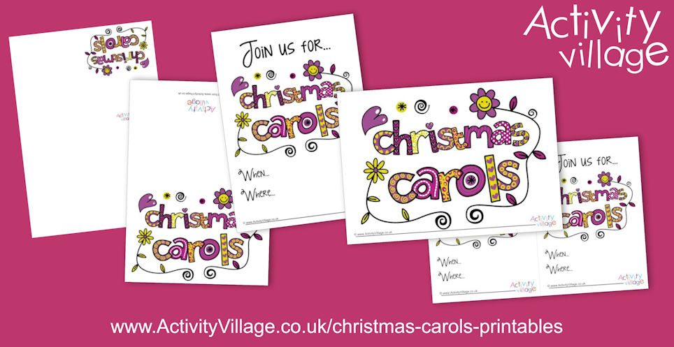 Useful Christmas Carols Printables Useful Christmas Carols Printables
