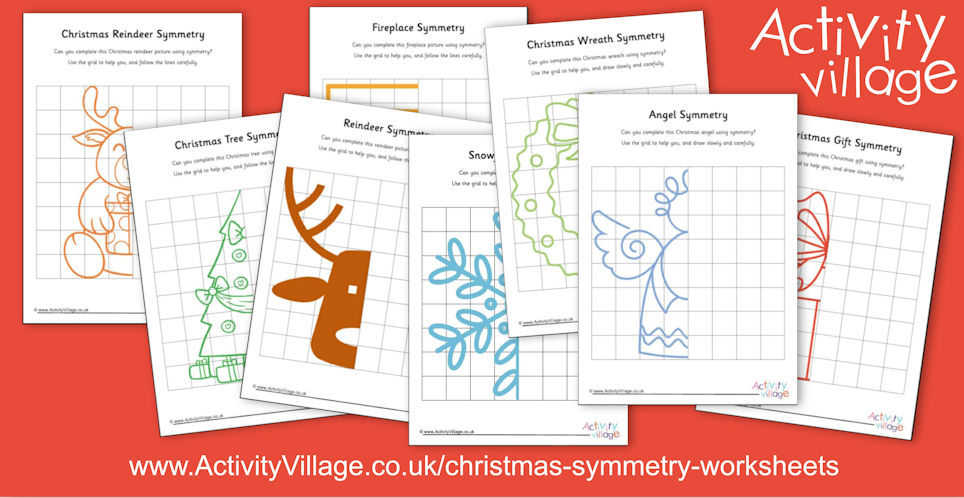 Adding to our Collection of Christmas Symmetry Worksheets