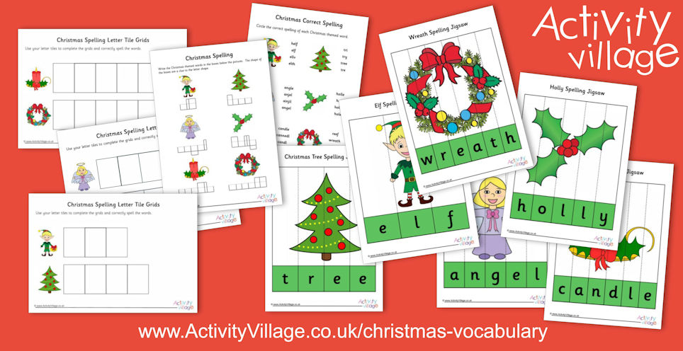 New Christmas Spelling and Vocabulary Fun!