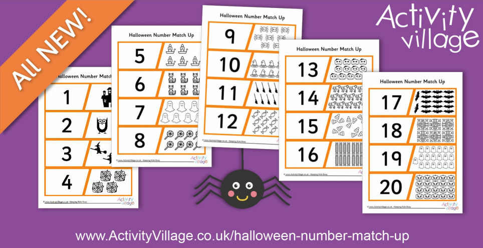 Count and Match With This Fun New Halloween Printable