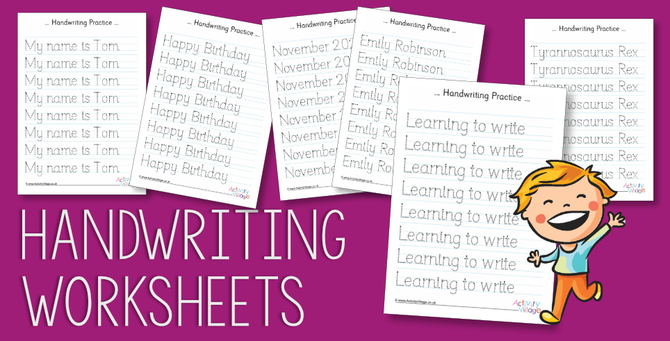 New! Create Your Own Handwriting Worksheets... New! Create Your Own Handwriting Worksheets...